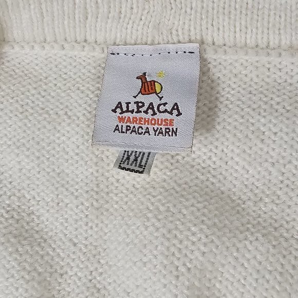 Alpaca Warehouse Made In Peru Mens XXL / 2XL Alpaca Yarn‎ Argyle Knit - Picture 4 of 6